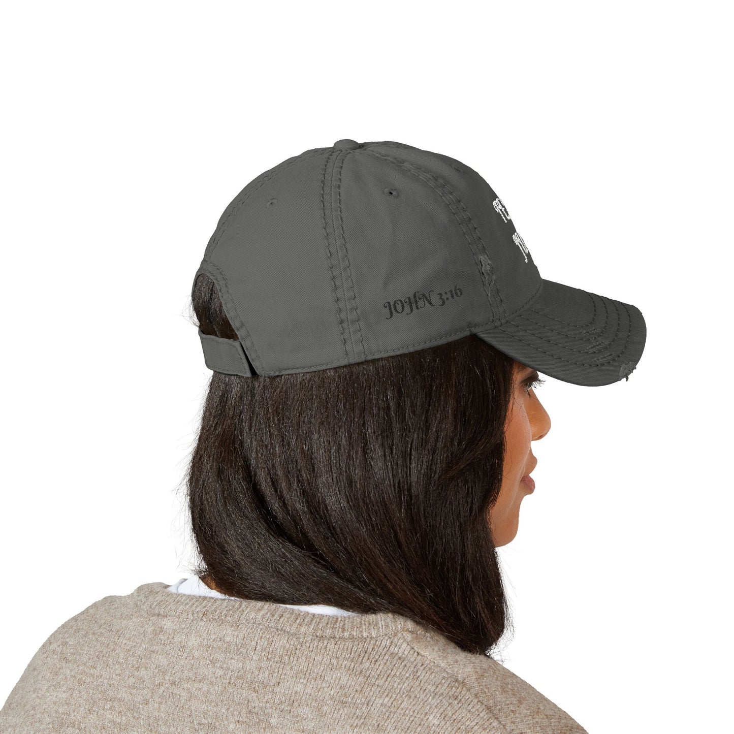 Team Juice X Faith Line Embroidered John 3:16 Hats