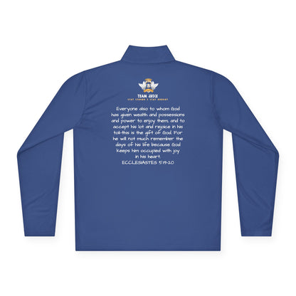 Team Juice Faith-Line Ecclesiastes 5:19-20 Quarter-Zip