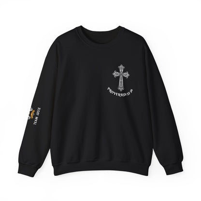 Proverbs 3:5-6 X Team Juice Crewneck