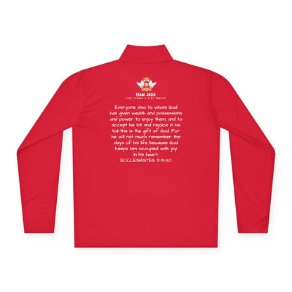 Team Juice Faith-Line Ecclesiastes 5:19-20 Quarter-Zip
