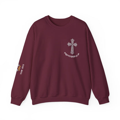 Proverbs 3:5-6 X Team Juice Crewneck