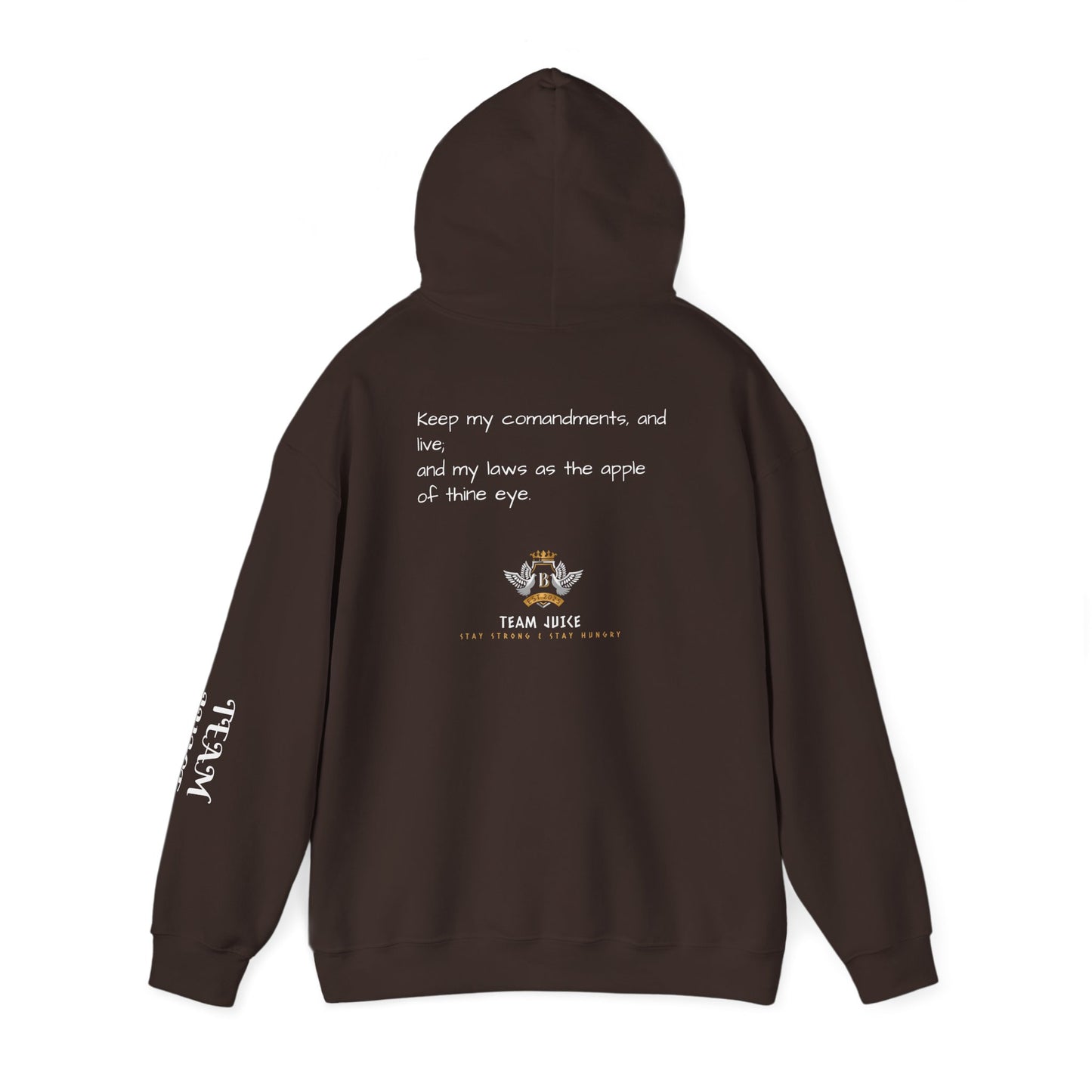 Proverbs 7:2 X Team Juice Sweatshirt Print